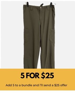 Perflex Olive Green Cargo Pants